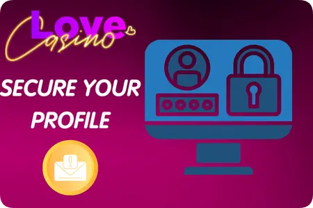 login interface for Love Casino 2 showing email and username options for UK players on a purple background.